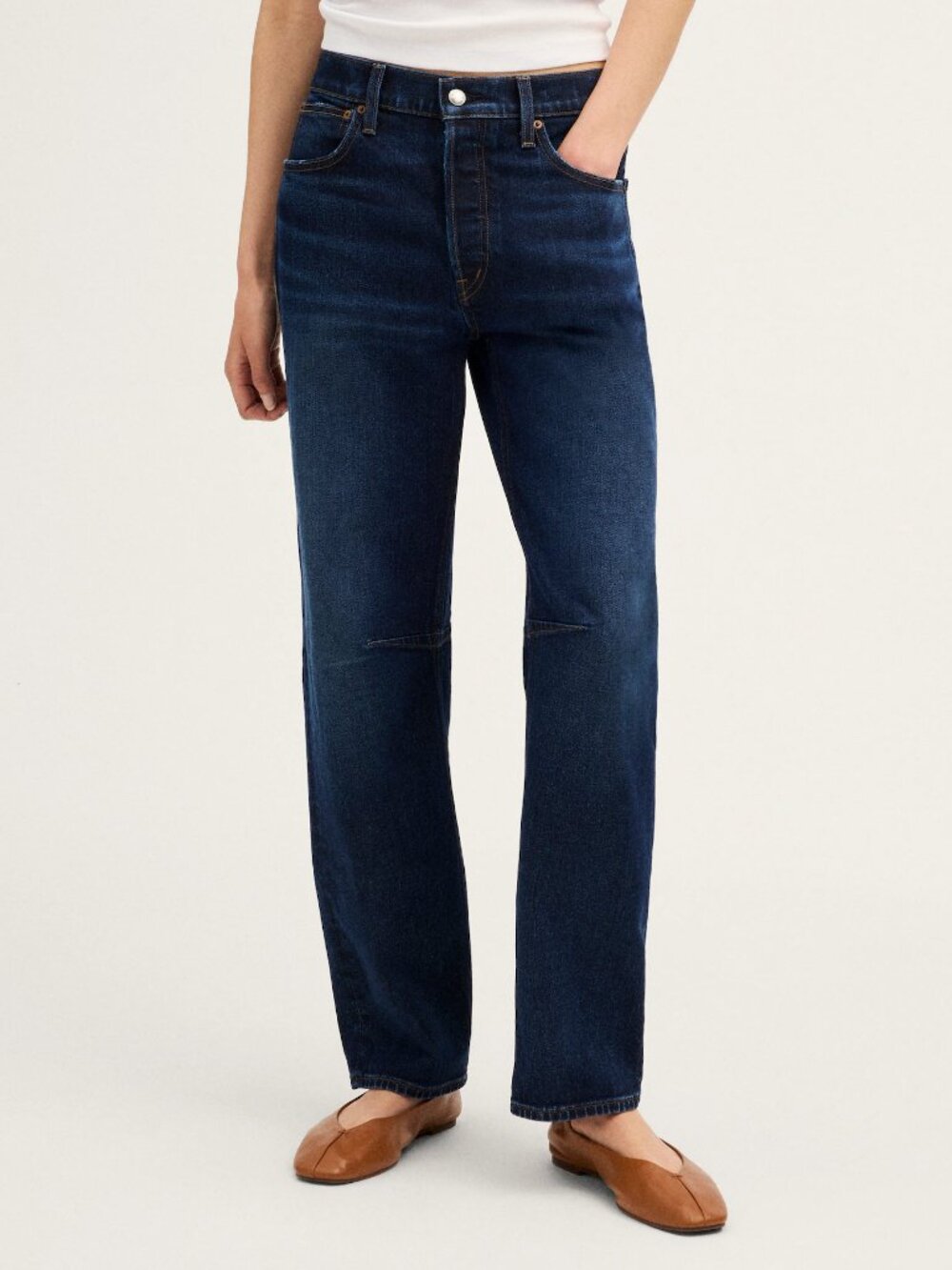 Madewell Darted Barrel Jeans